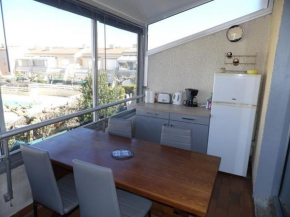 Appartement T2 Mezzanine 1er Étage avec Piscine et Parking, 4-6 Couchages, Chemin du Pous, Marseillan - FR-1-326-480